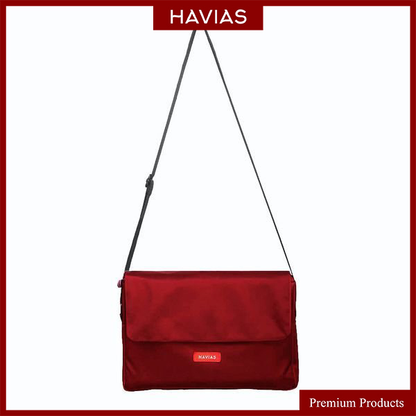 MESSENGER HAVIAS túi đeo chéo đựng vừa laptop vải Oxford cao cấp nhập khẩu