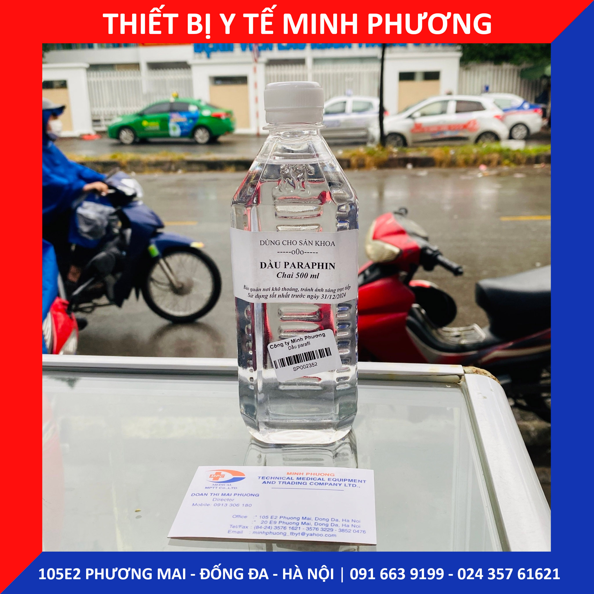 Dầu parafil chai 500ml