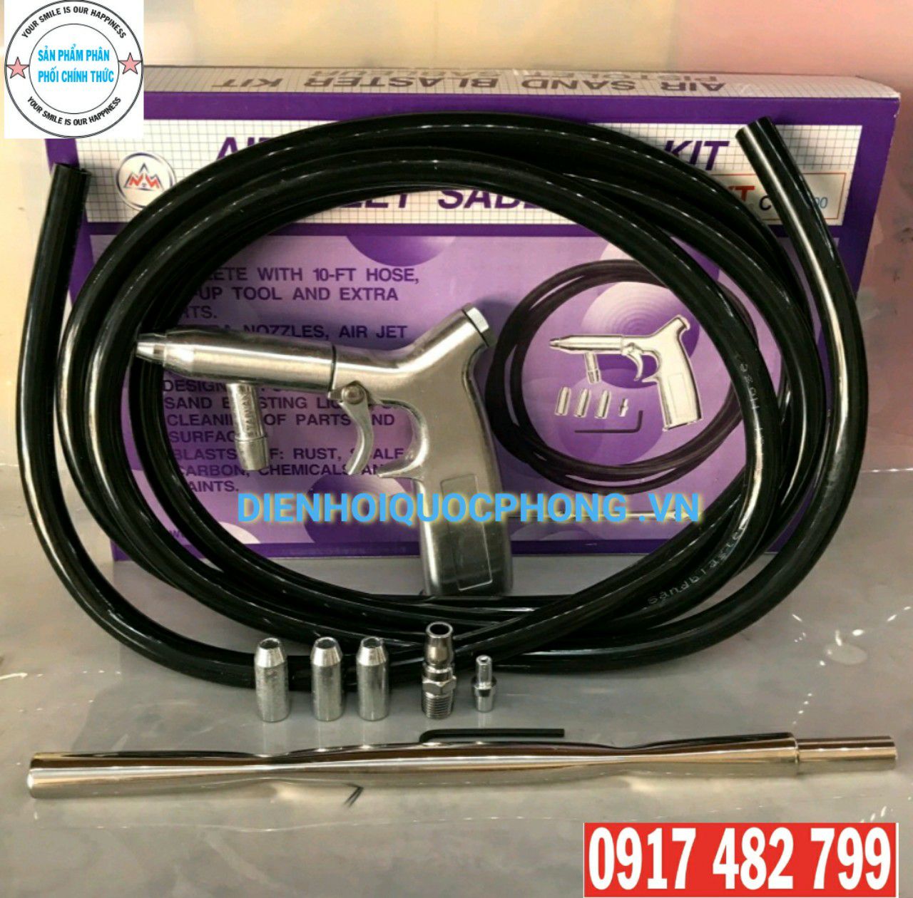 [HCM]DỤNG CỤ PHUN CÁT CYT DÙNG HƠI