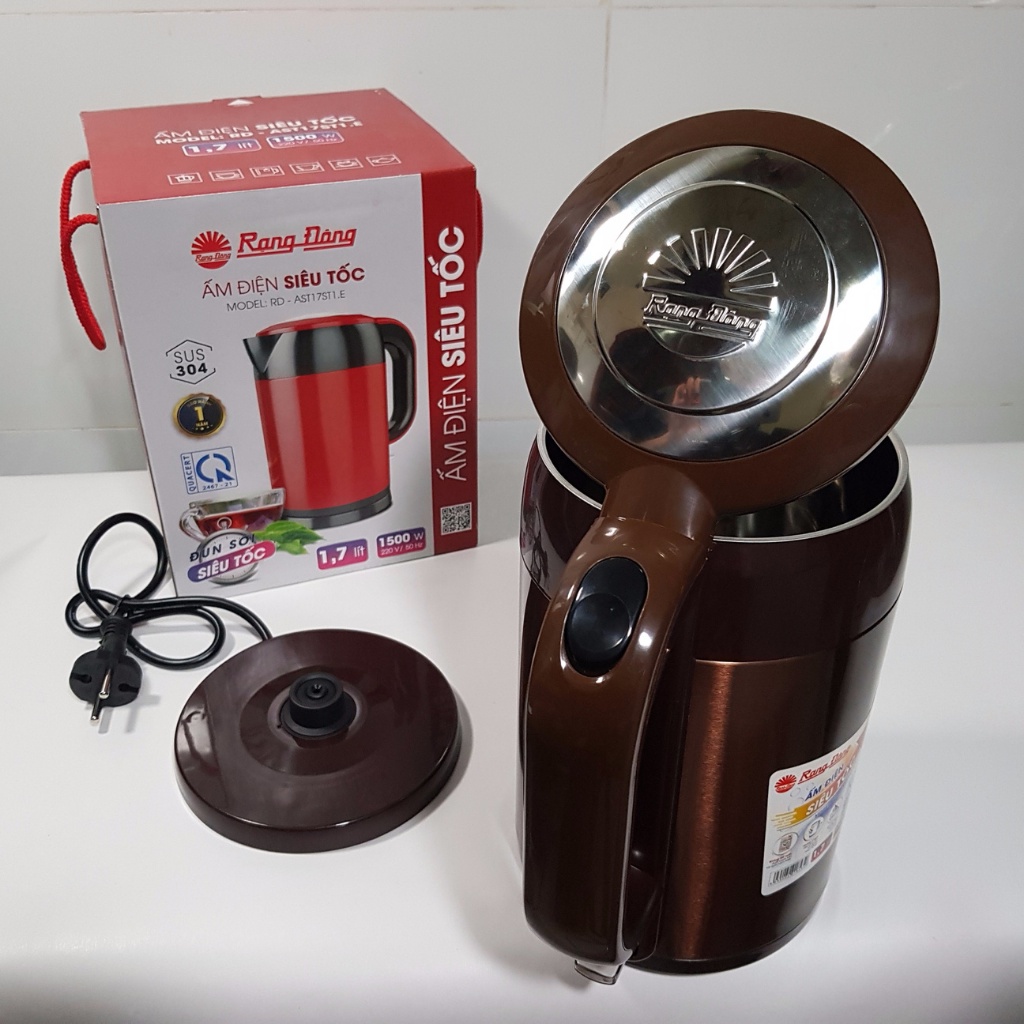 Ấm Siêu Tốc 2 Lớp Rạng Đông 1.7L - Model: RD - AST17ST1.E