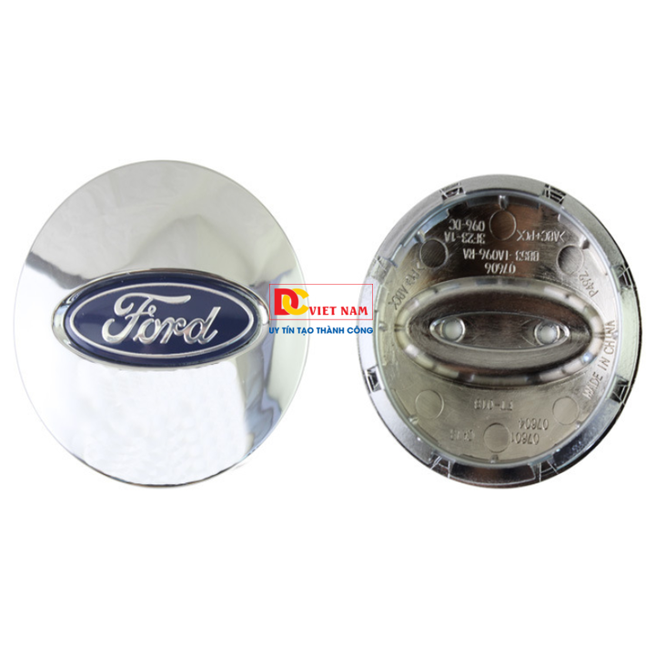 01 chiếc  logo chụp mâm bánh xe ô tô, xe hơi Ford đường kính 65mm FORD-65