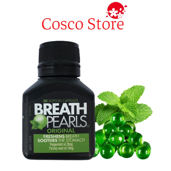 Kẹo thơm miệng Breath Pearl Úc
