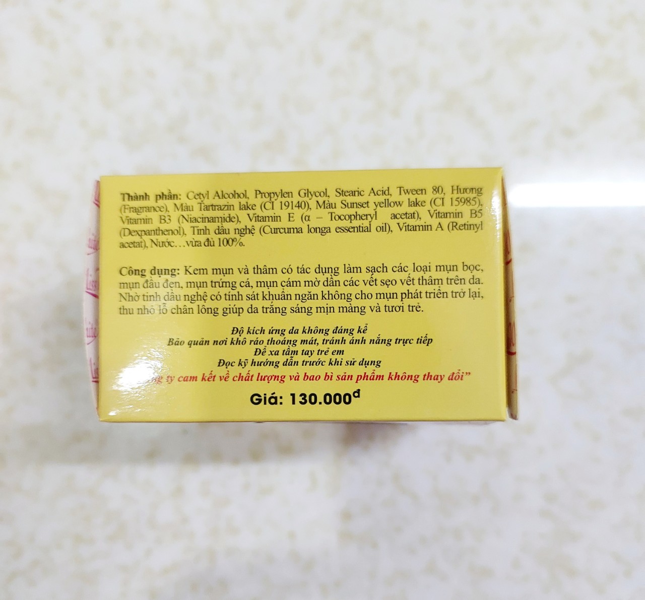 Kem mụn và thâm Miss white 12g