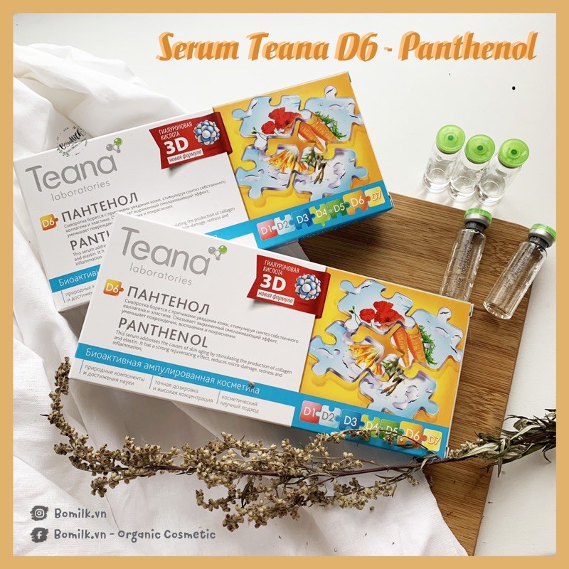 Serum Teana D6 Panthenol - Phục hồi, mờ thâm
