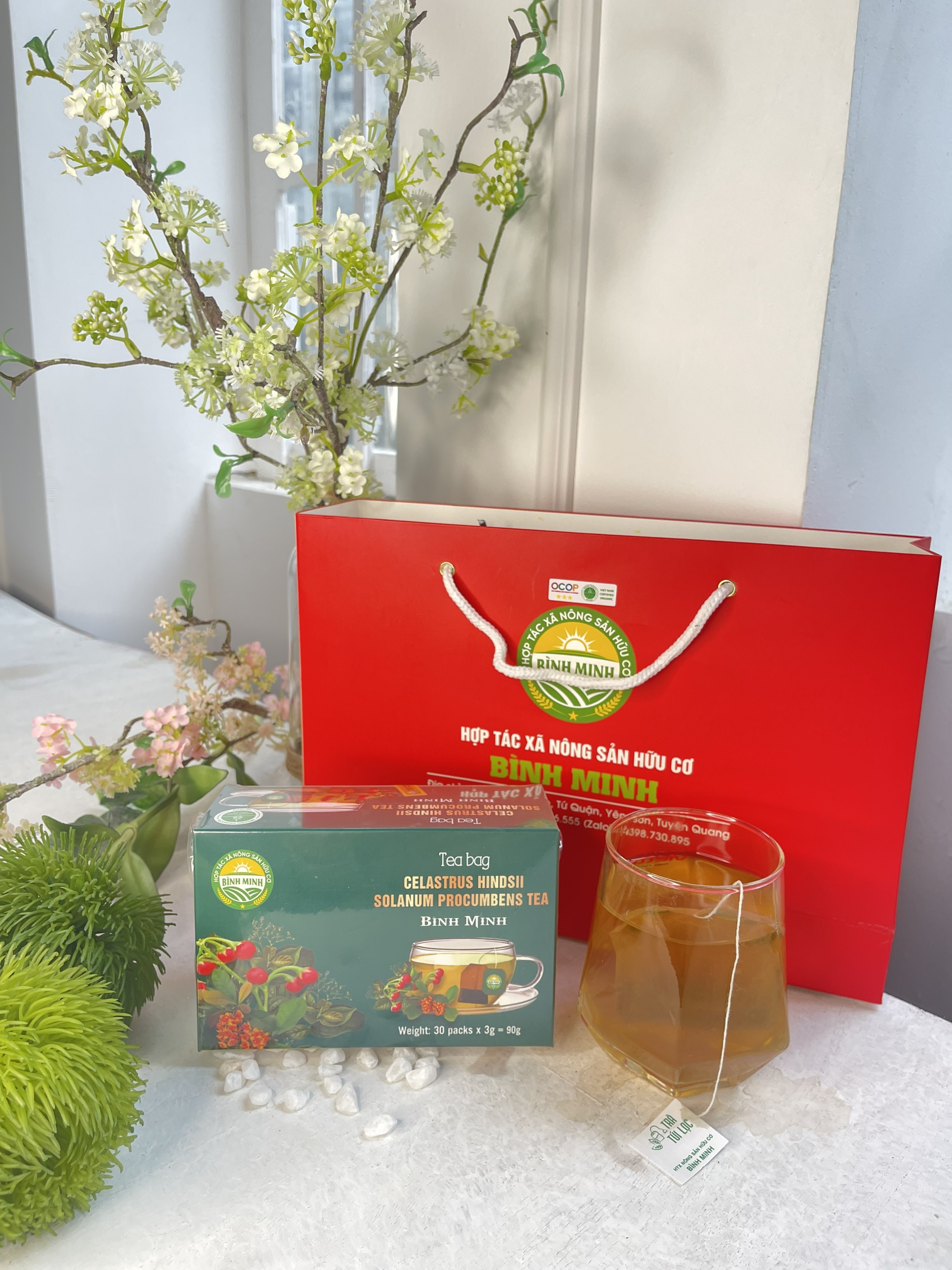 TRÀ CÀ GAI LEO XẠ ĐEN (Trà túi lọc)