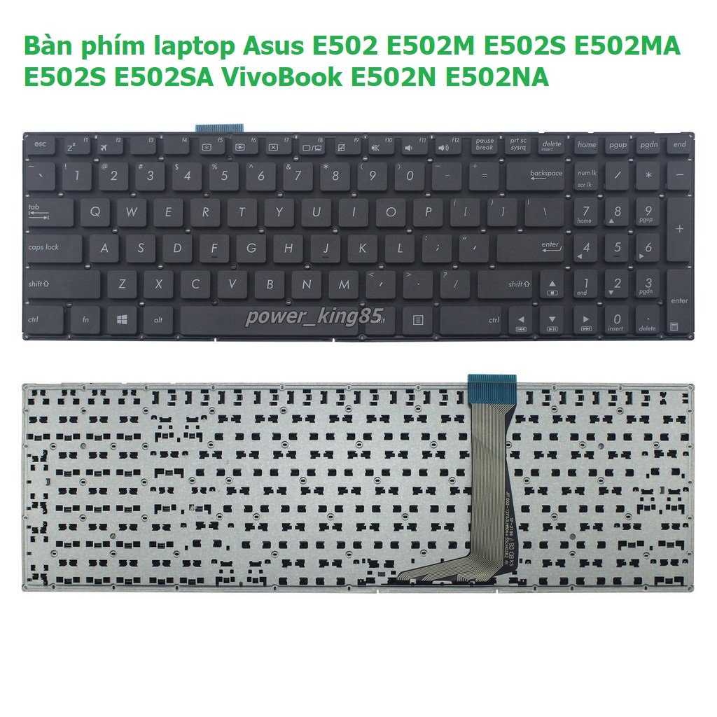 PHỤ KIỆN GIÁ RẺ 🔲 Bàn phím laptop Asus E502 E502M E502S E502MA E502S E502SA VivoBook E502N E502NA