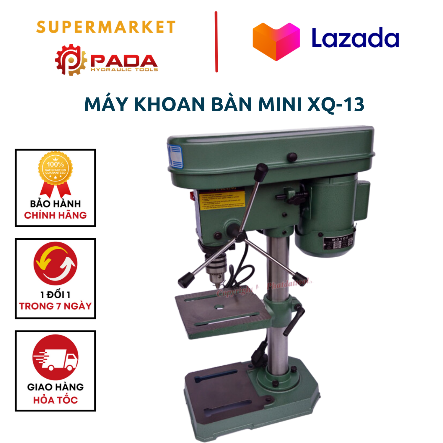 Máy khoan bàn mini xq-13- công suất 250w-bảo hành 6 tháng