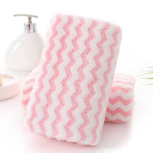 Khăn Mặt Lông Cừu Hàn Quốc 50x30cm Siêu Mềm Mịn