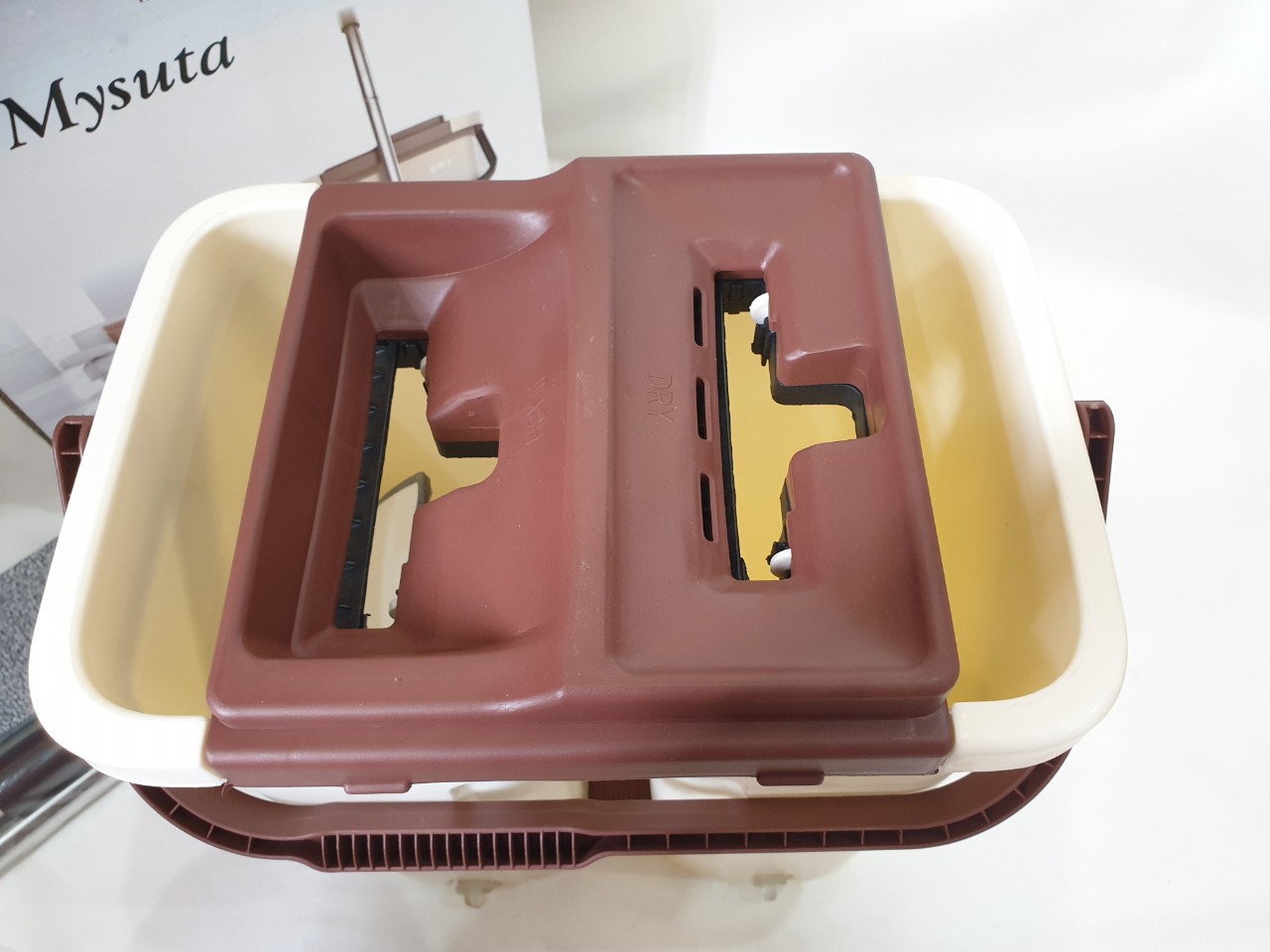 BỘ LAU NHÀ 2 NGĂN TỰ VẮT MYSUTA ( Size Lớn)