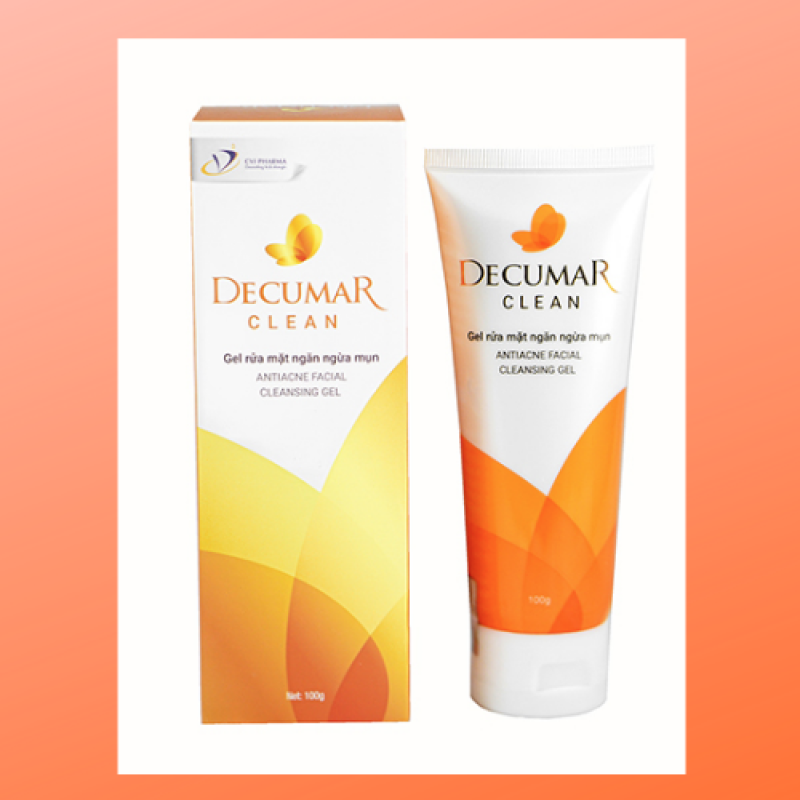 Combo chăm sóc ngừa mụn sáng da Decumar New 20gr và Sữa rửa mặt dạng Gel Decumar Clean 100g hết mụn viêm thâm sẹo giá rẻ