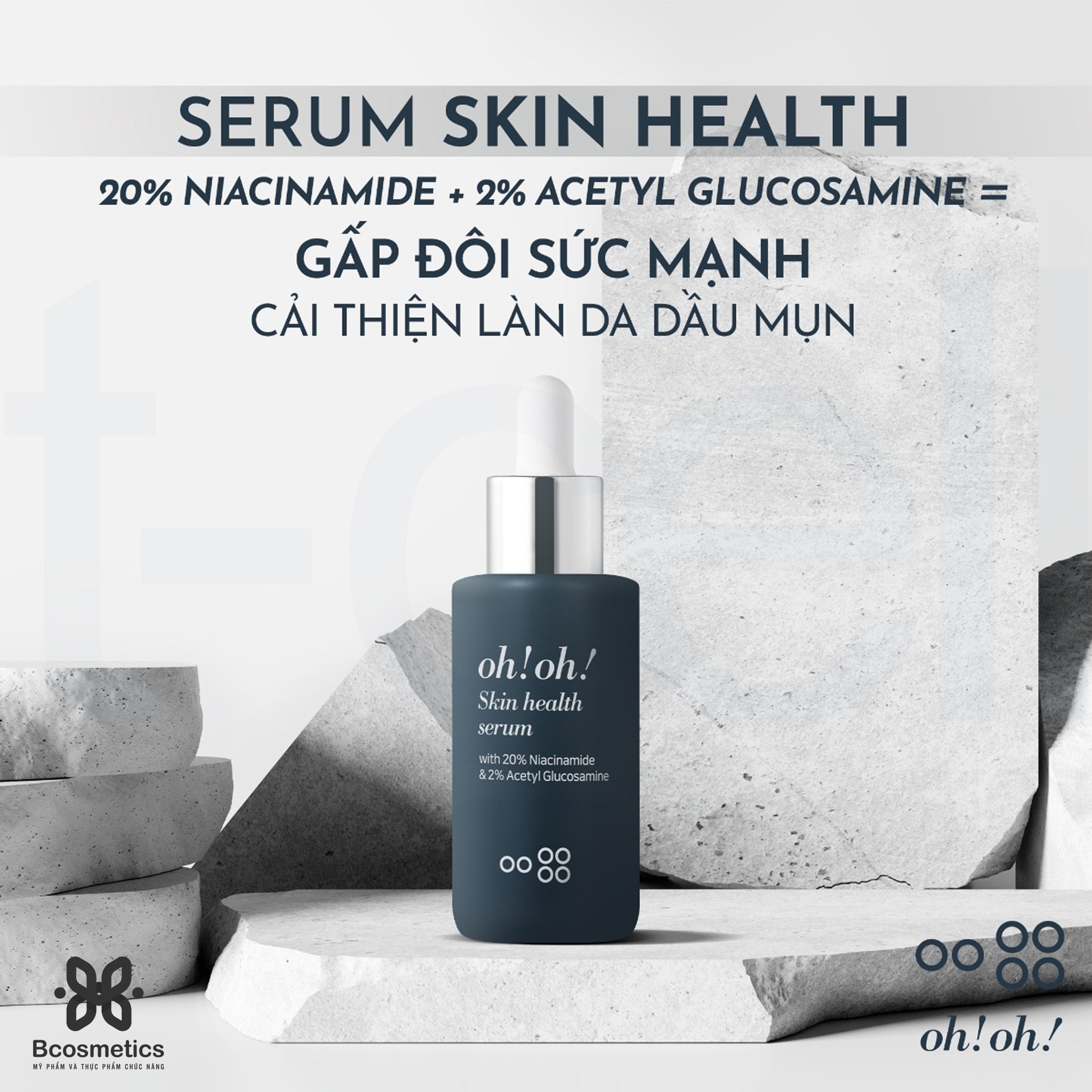 Serum Oh!Oh! dưỡng sáng da, giảm thâm nám 30ml