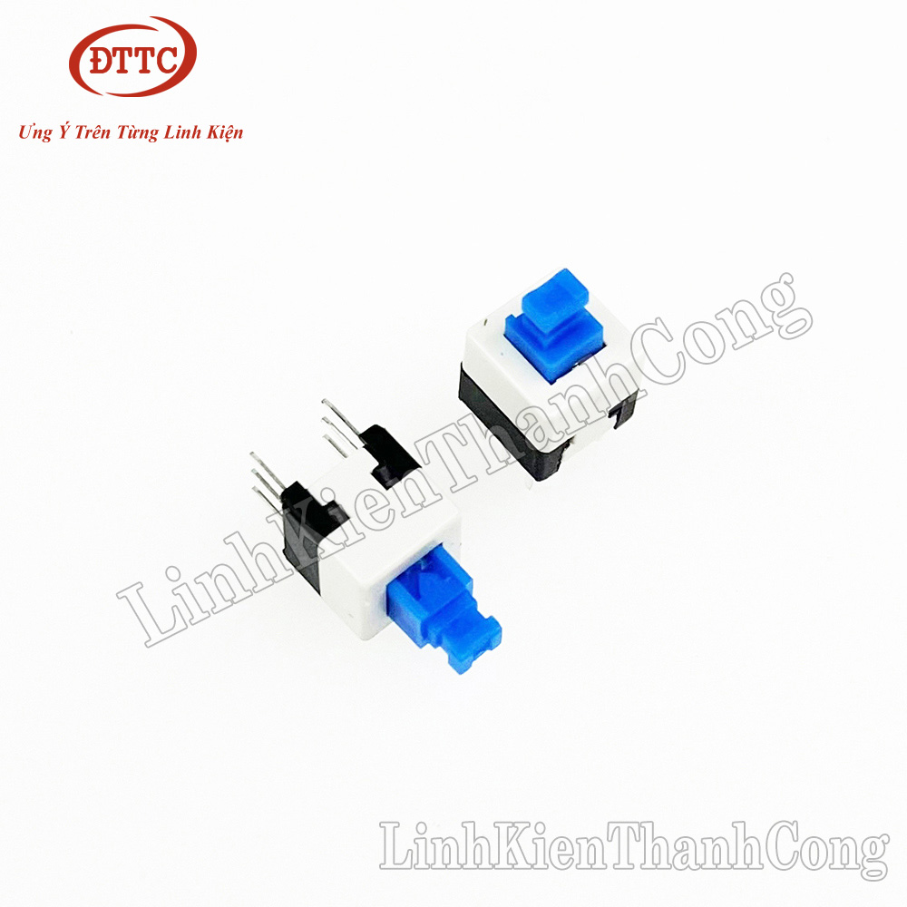 Nút Nhấn 6 Chân Tự Giữ 7x7mm, 8.5x8.5mm