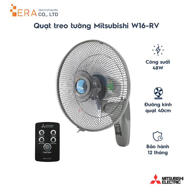 Quạt treo tường Mitsubishi W16-RA
