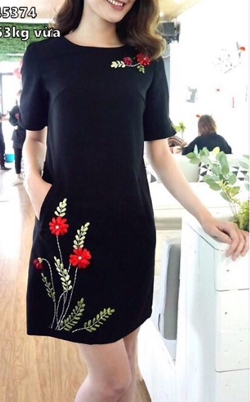 Cập nhật 63+ về mẫu thêu váy suông - coedo.com.vn
