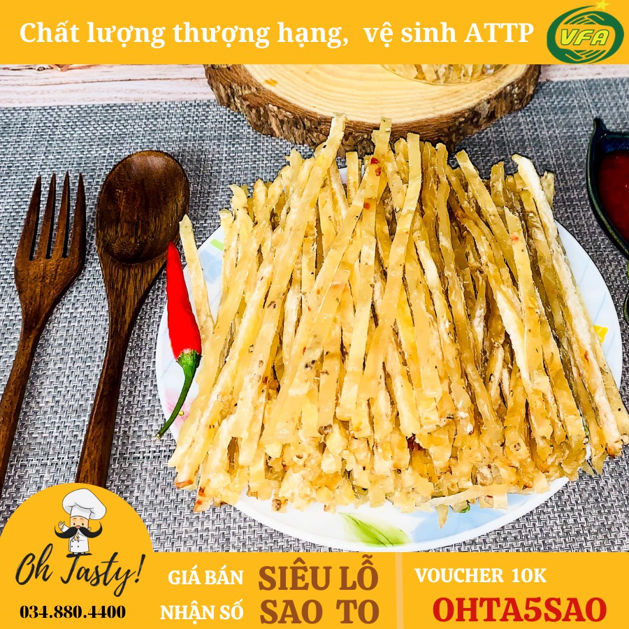 Khô Cá Thiều Que Cắt Sợi Tẩm Vị Ăn Liền Hũ  300G| Hàng chất lượng loại nhất - SP022