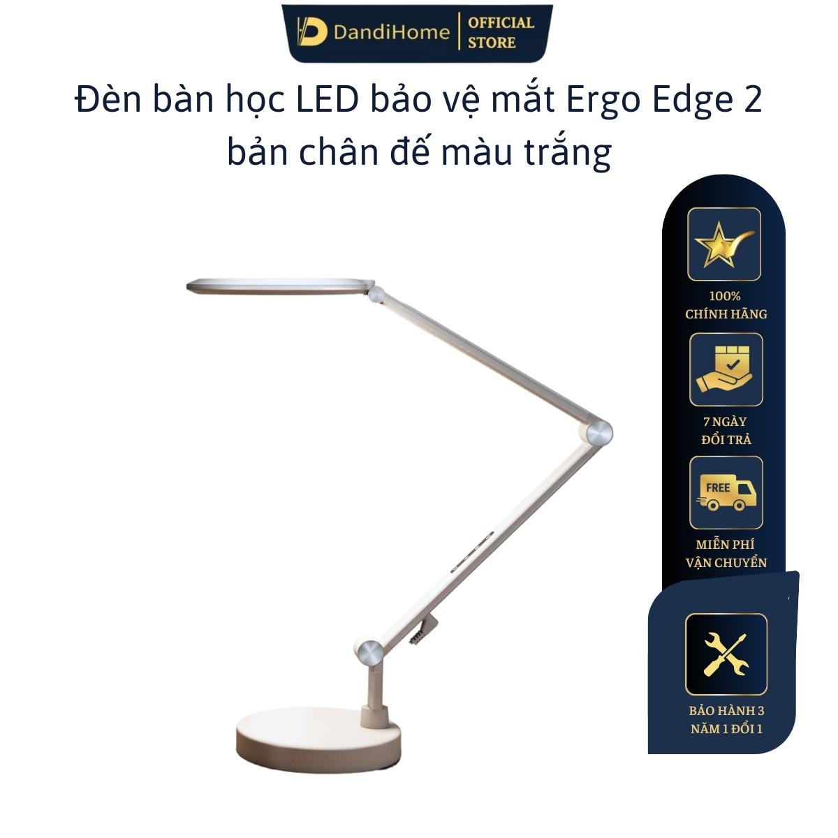 Đèn bàn học bảo vệ mắt DandiHome Ergo Edge chống cận để làm việc, học tập có thể kéo dài và gấp gọn