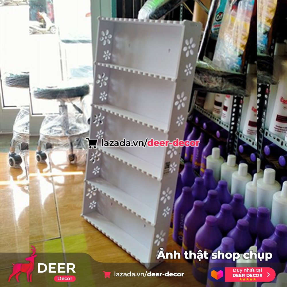 Kệ Để Nước Sơn - Để Mỹ Phẩm Treo Tường - DEER DECOR