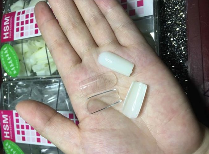 Móng HSM Bóng Form Vuông Hộp 500 Móng