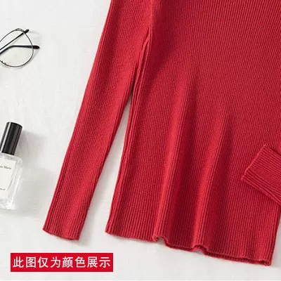 Ms383 áo len tăm nữ cổ 3 phân siêu mềm