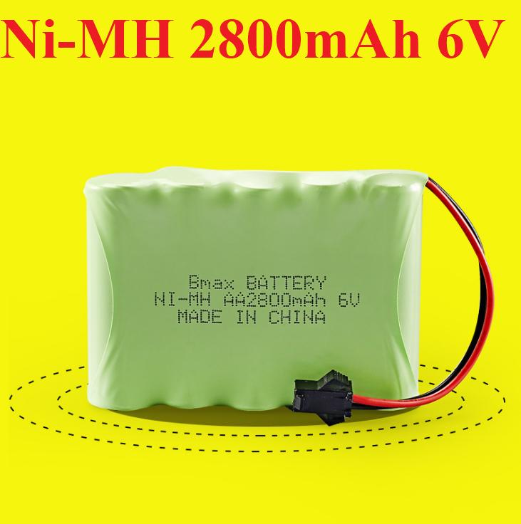 Pin xe mô hình 6v 2800mah cổng nối SM