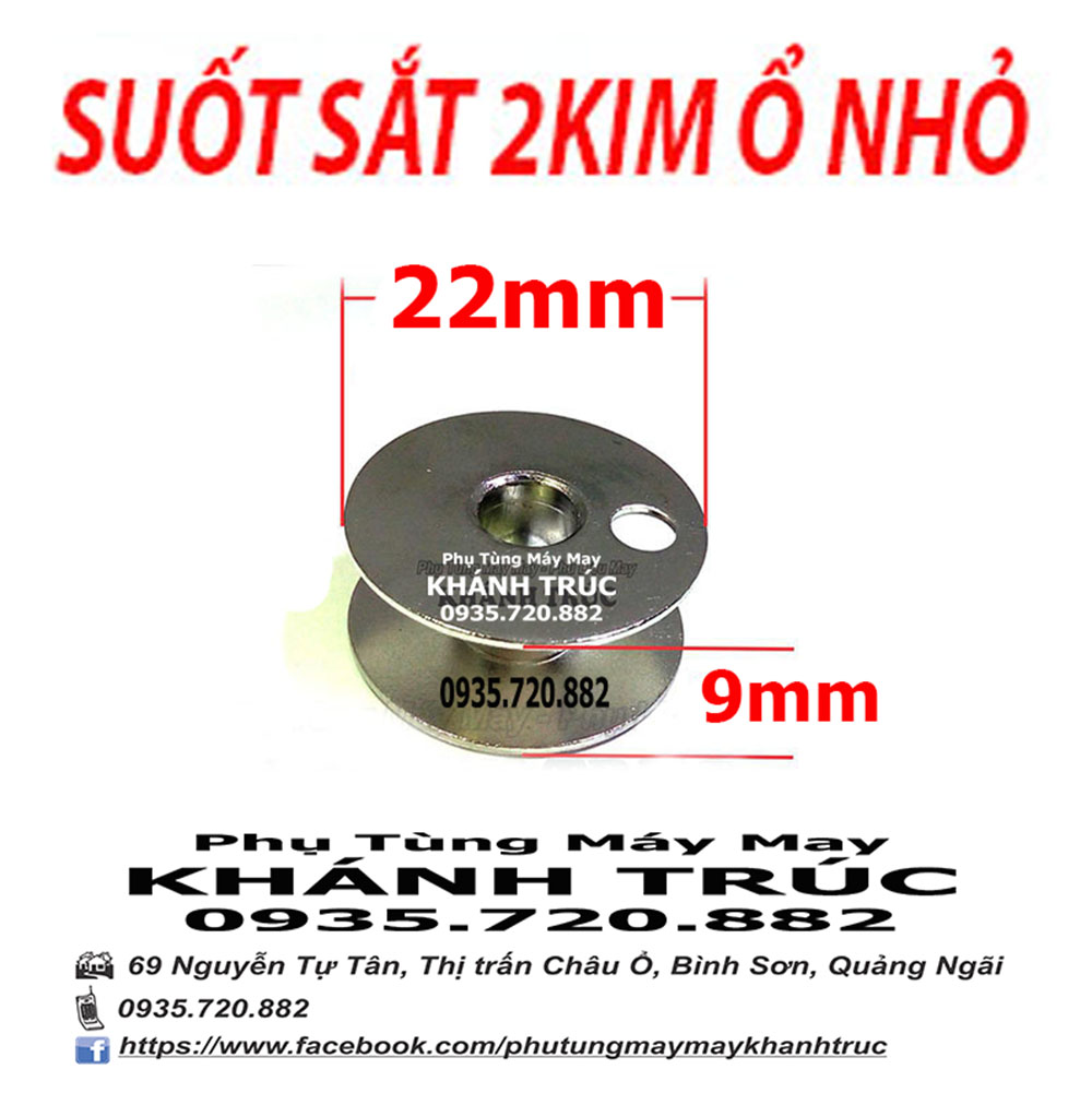 10 Suốt 2kim Sắt ổ nhỏ máy may công nghiệp