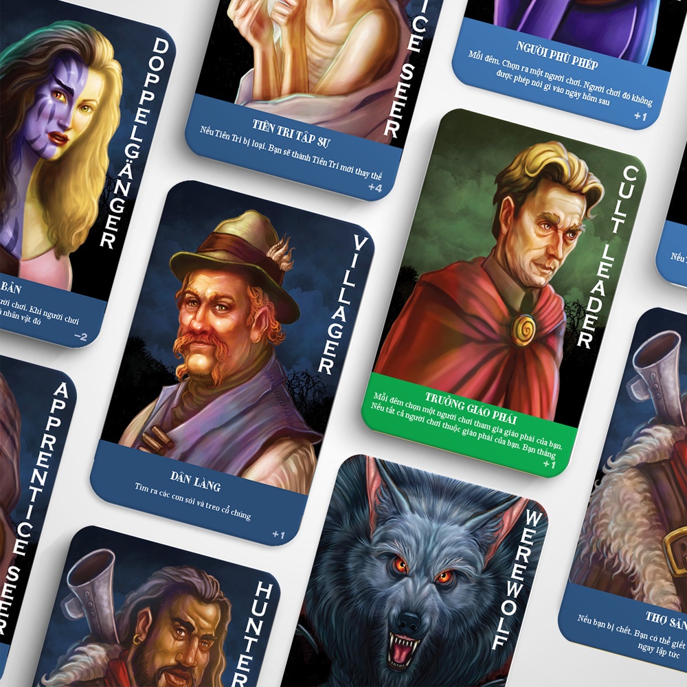 Combo Ma sói + UNO cơ bản 108 lá topboardgame