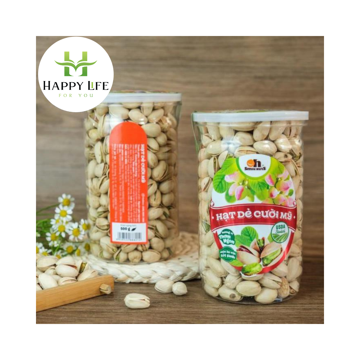 Hạt dẻ cười hộp 500g - nhập khẩu từ mỹ