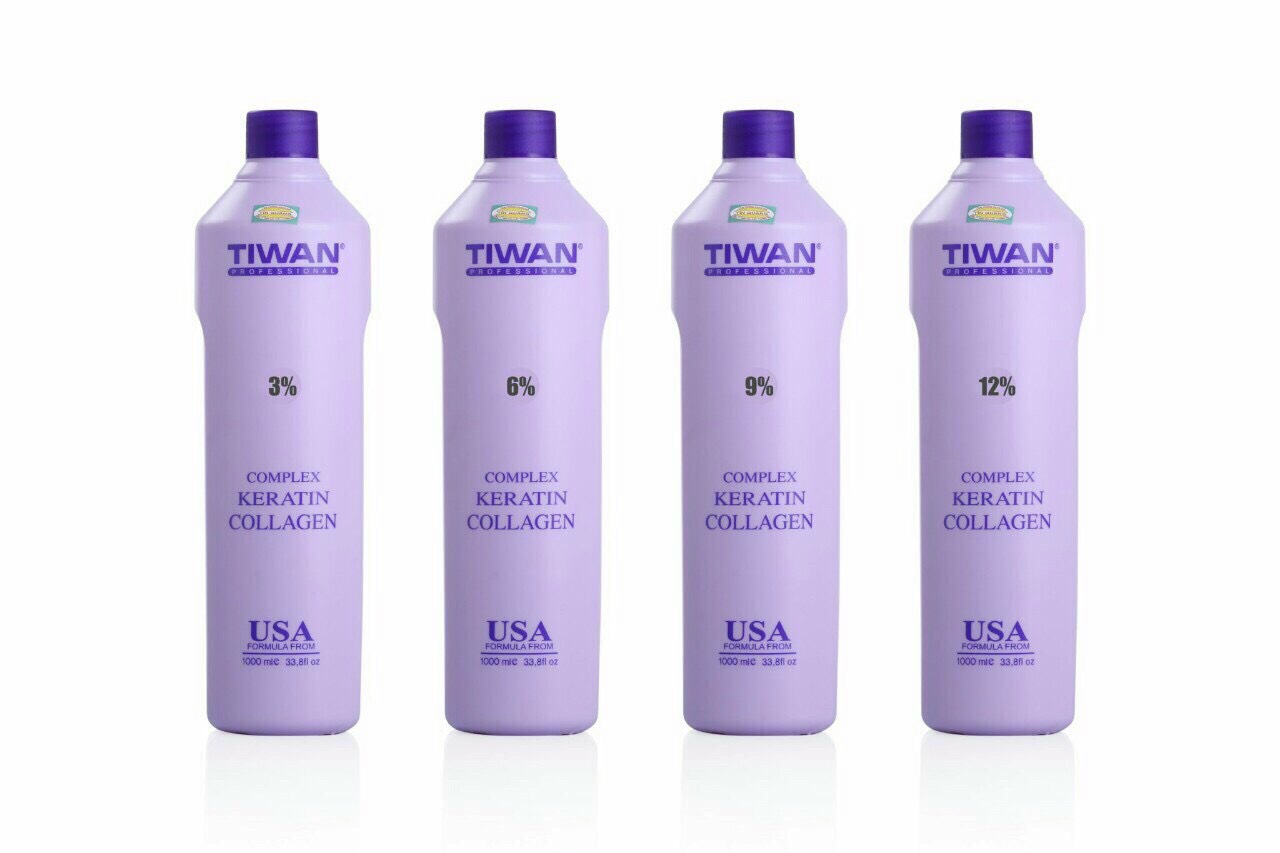Oxy trợ nhuộm Tiwan Collagen chai 1000ml