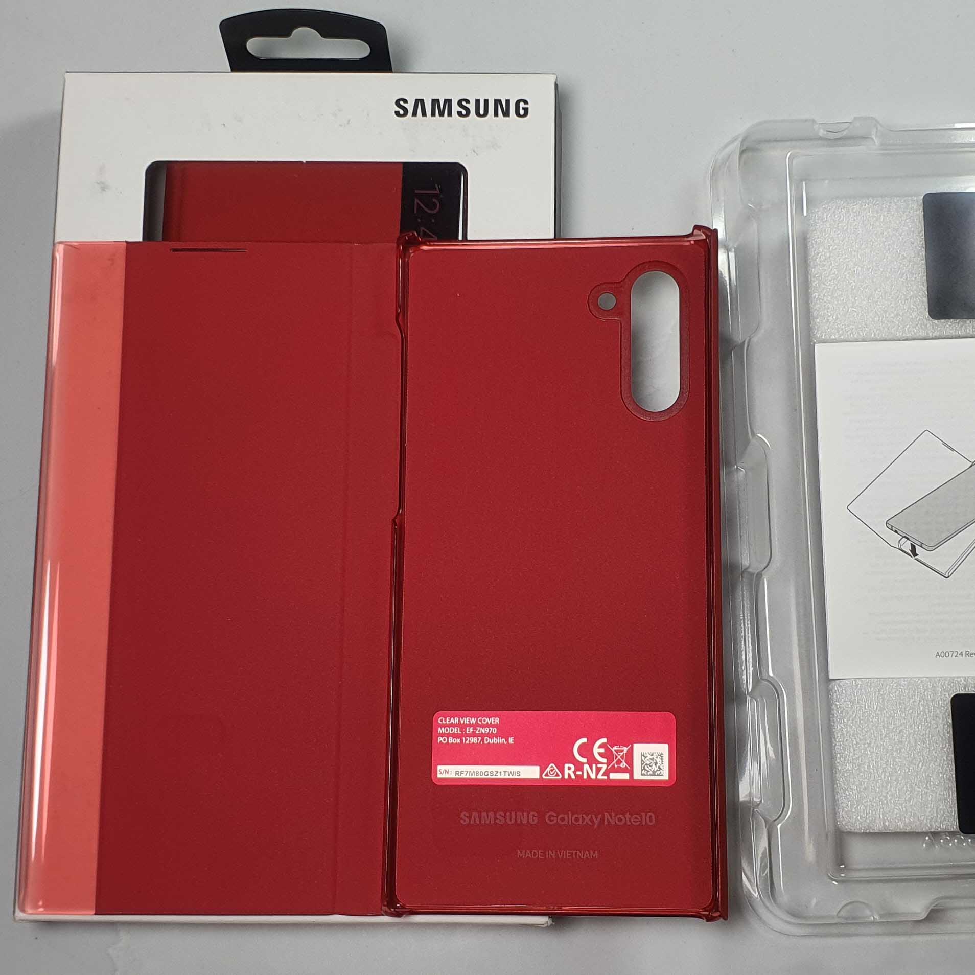 [HCM]Bao da điện thoại Samsung Clear view Note 10