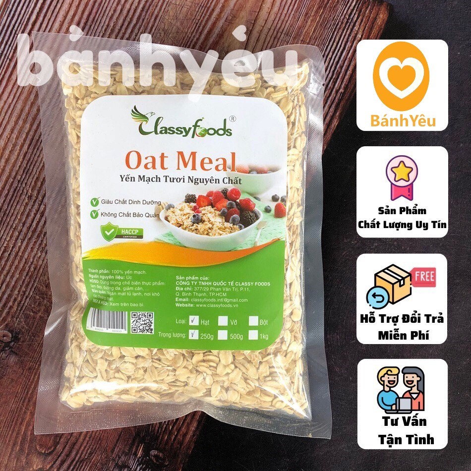 250g Raw rolled oats