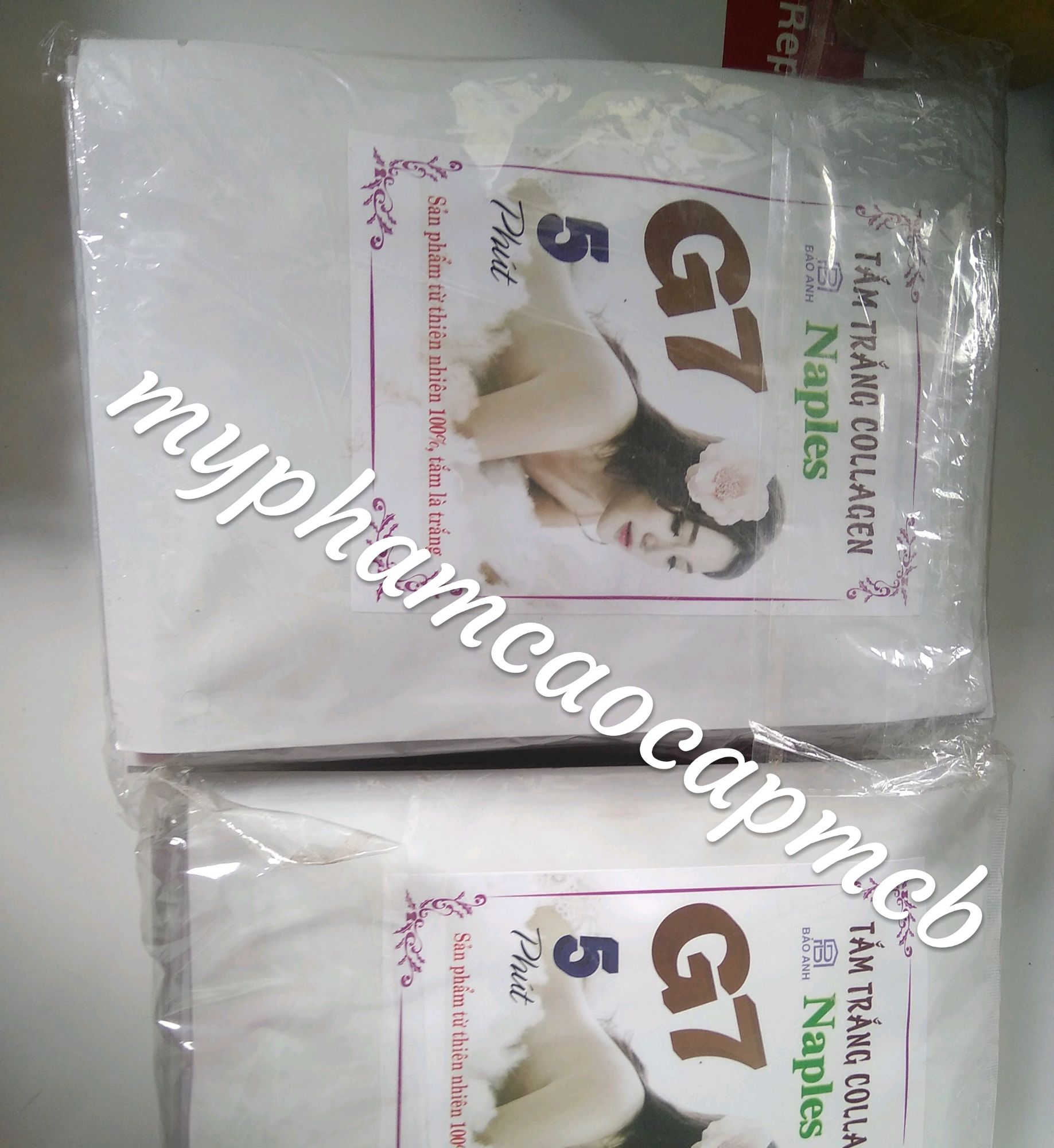 kem tắm trắng collagen g7 5 phút trắng