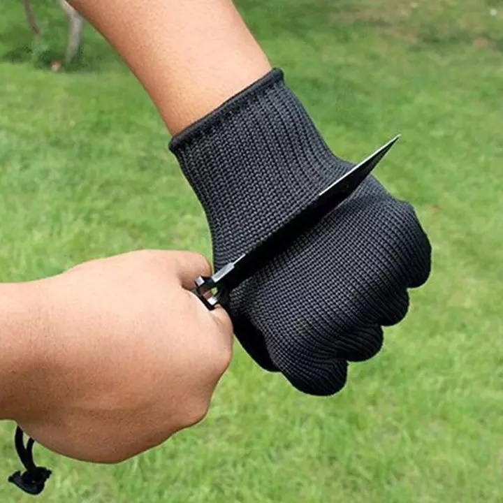 2 Chiếc Găng tay chống dao cắt, chém ngắn tay bảo hộ lao động