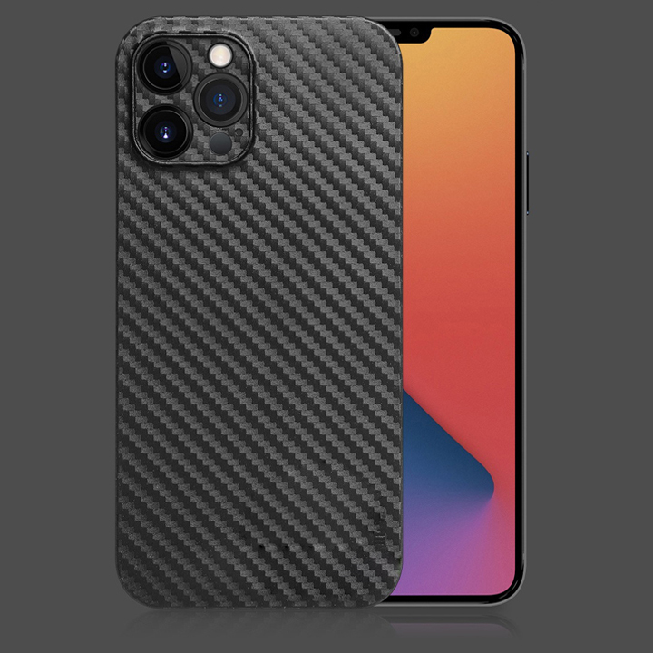 [ỐP LƯNG SIÊU MỎNG] 12 Pro Max vân Carbon Fiber hiệu Memumi
