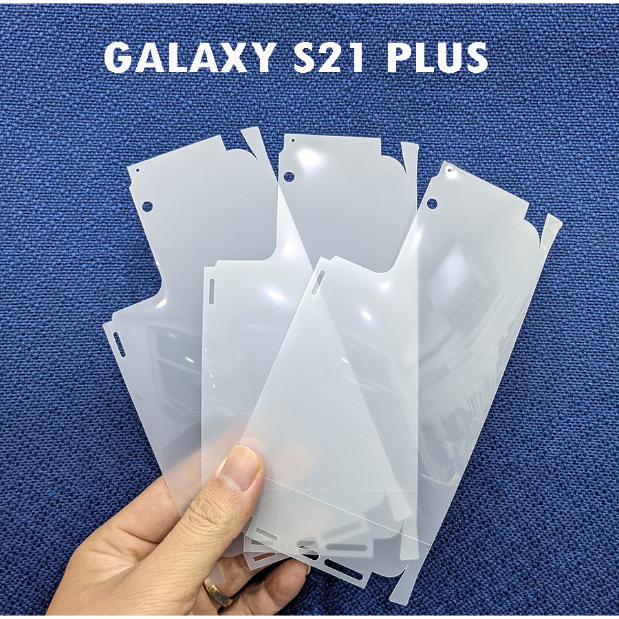 Miếng film dán PPF loại xịn phủ full 99% lưng viền Samsung Galaxy S21 Plus