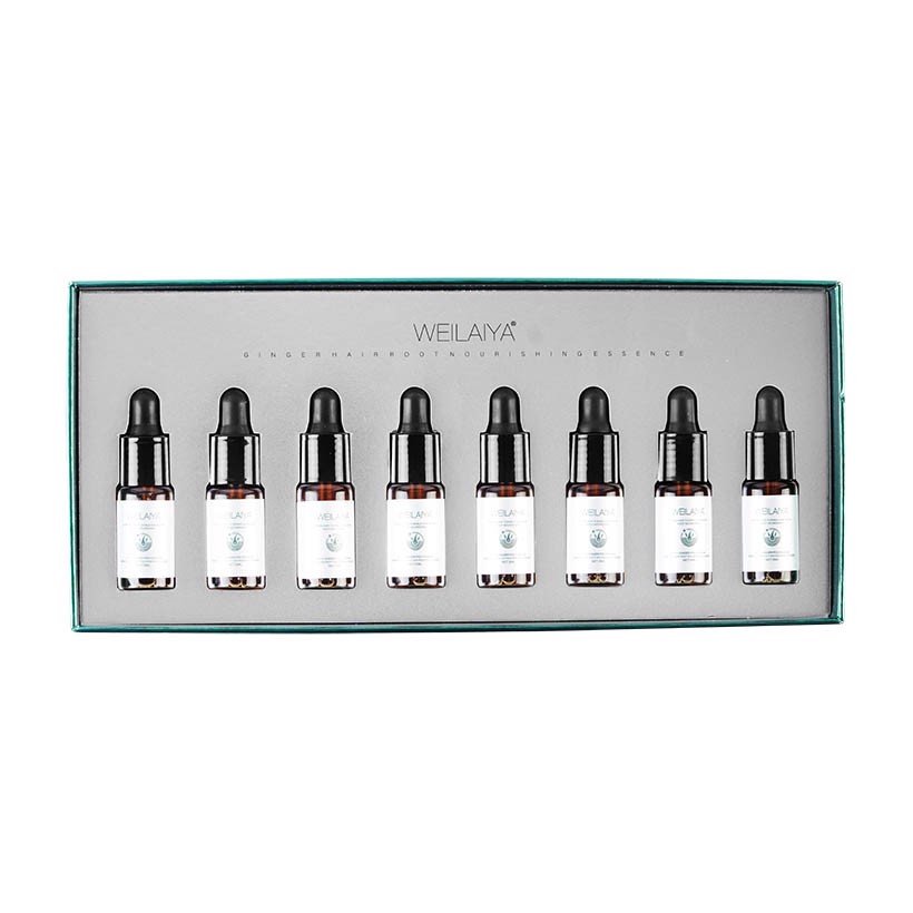 [HCM]Serum kích mọc tóc làm dày tóc Huyết thanh Weilaya Weilaiya Ginger Hair Root Nourishing Essence HỘP 8 LỌ