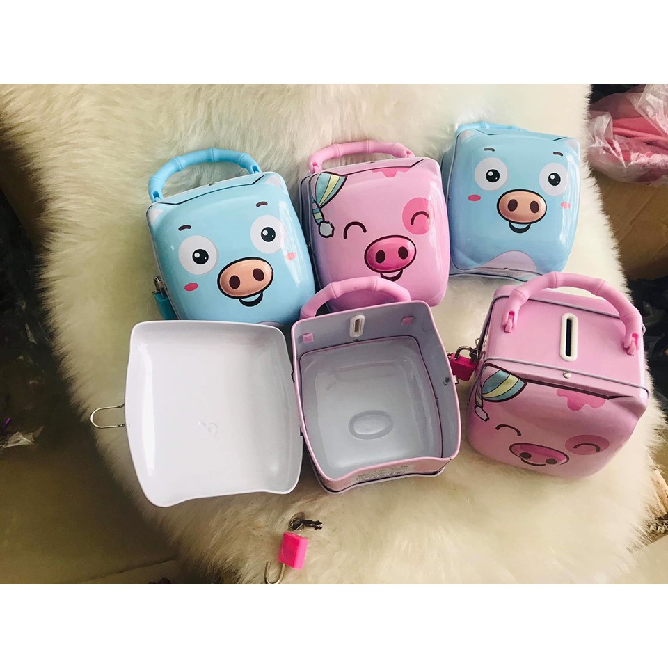 [HCM]Két sắt tiết kiệm mini hình heo cho bé