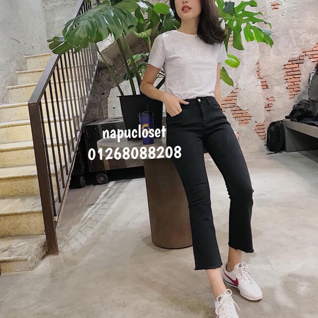Quần skinny jean ống loe