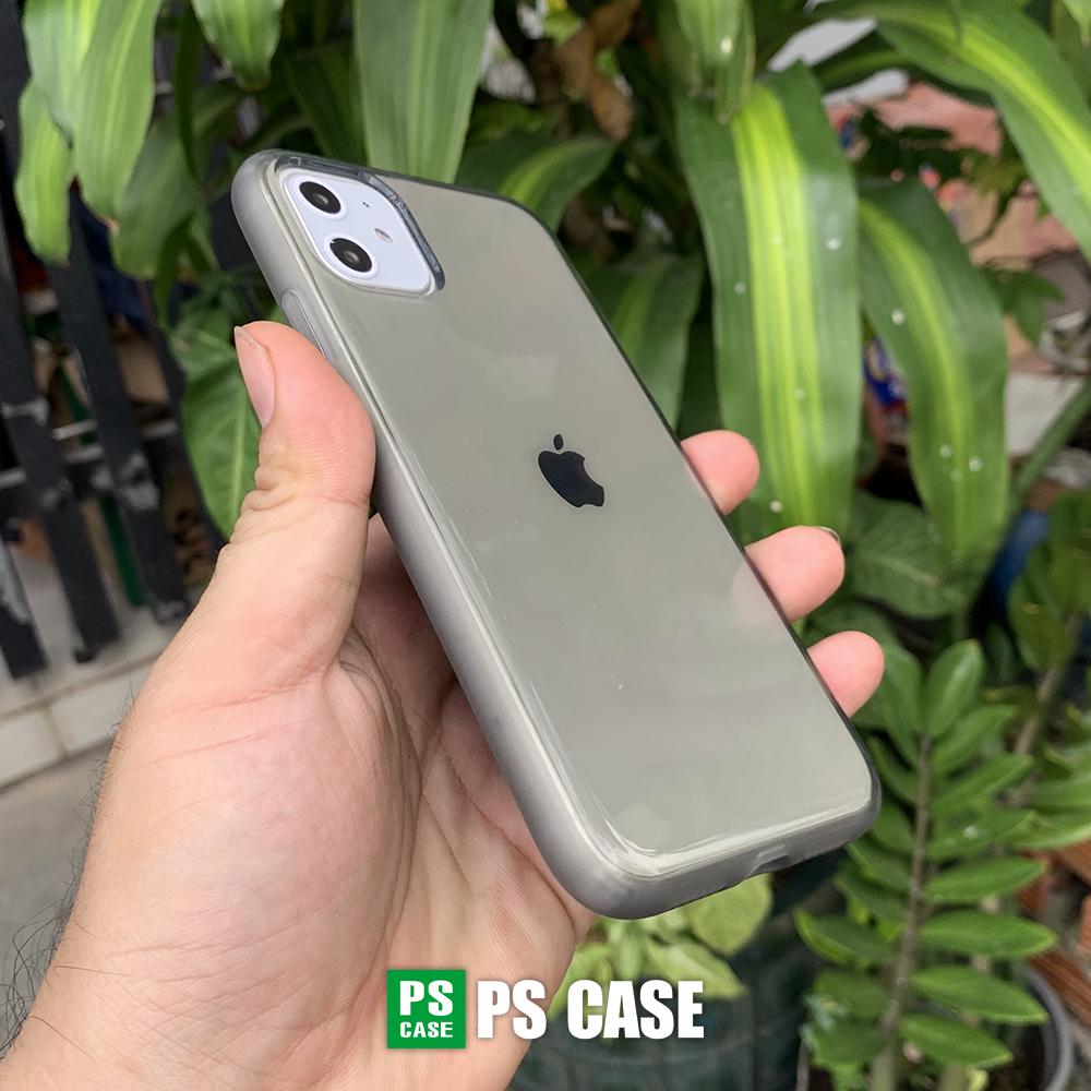Ốp lưng dẻo chống sốc cao cấp dành cho iPhone 11 - Màu đen mờ - PS Case Phân Phối