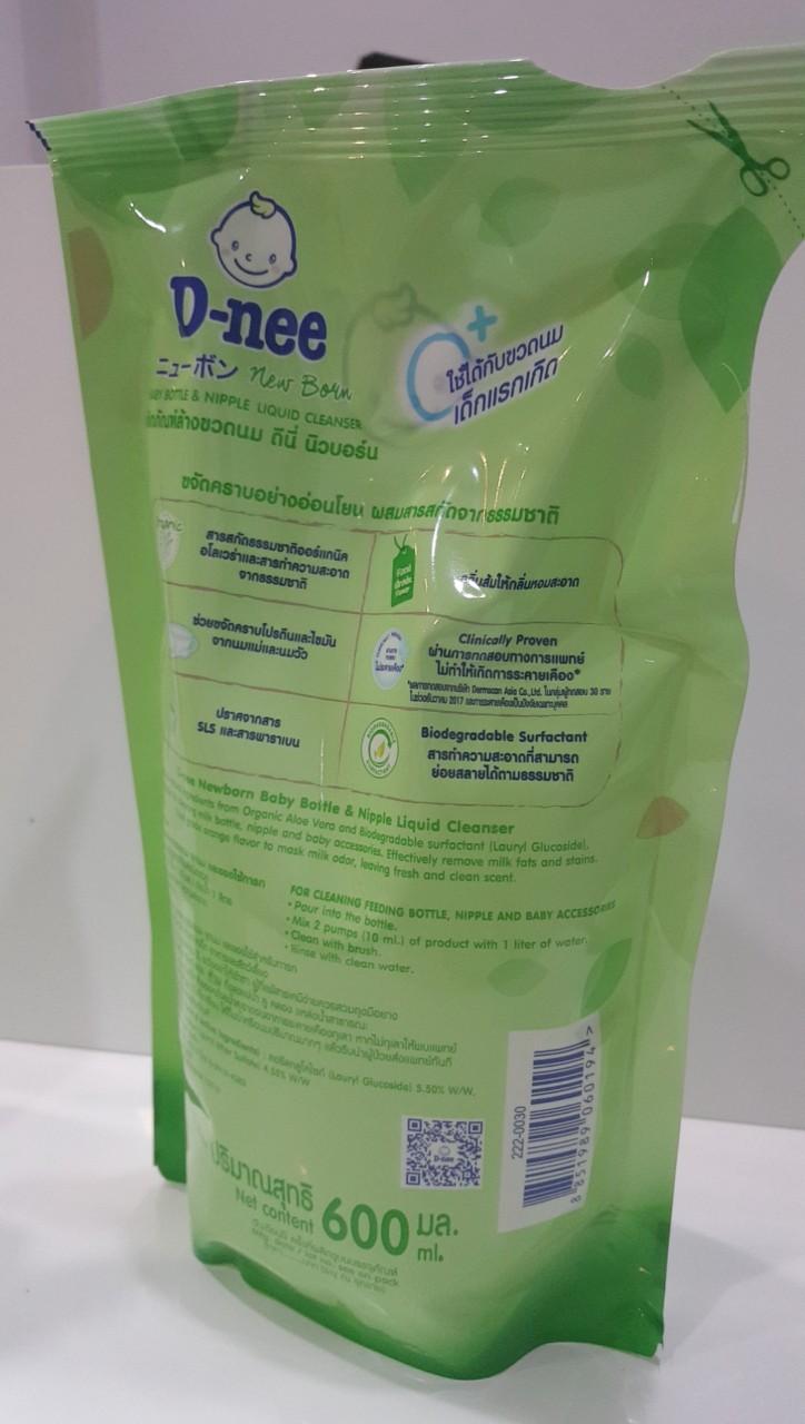 Nước rửa bình sữa và rau củ quả DNEE 600ML
