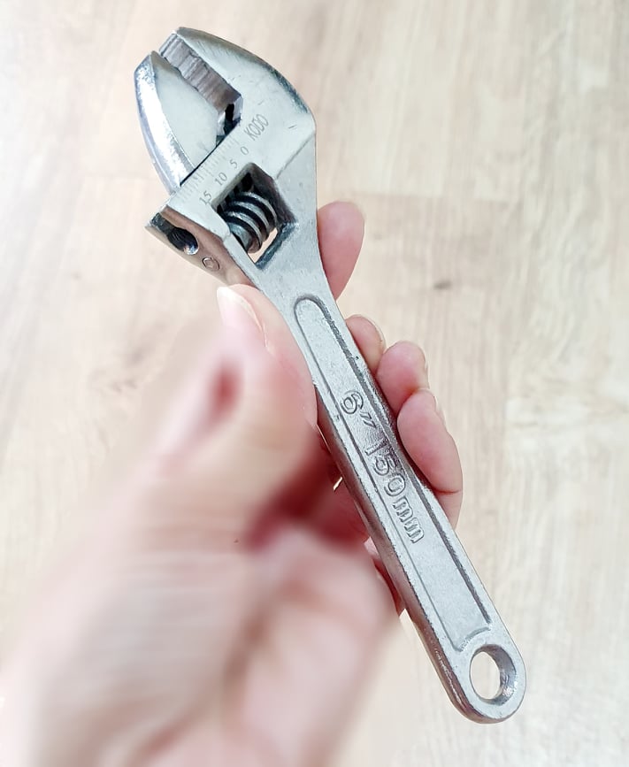 Dụng Cụ Mỏ Lết Thép Si Mờ Size 6 Inch Dùng Vặn Mở Đai Ốc Bulong