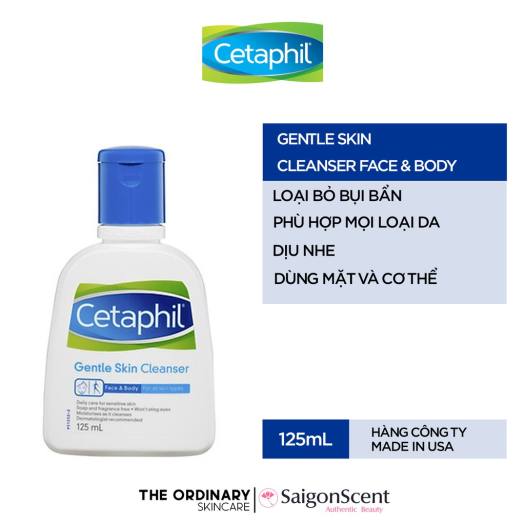 [HCM]Sữa Rửa Mặt Cetaphil Gentle Skin Cleanser (125 ml)