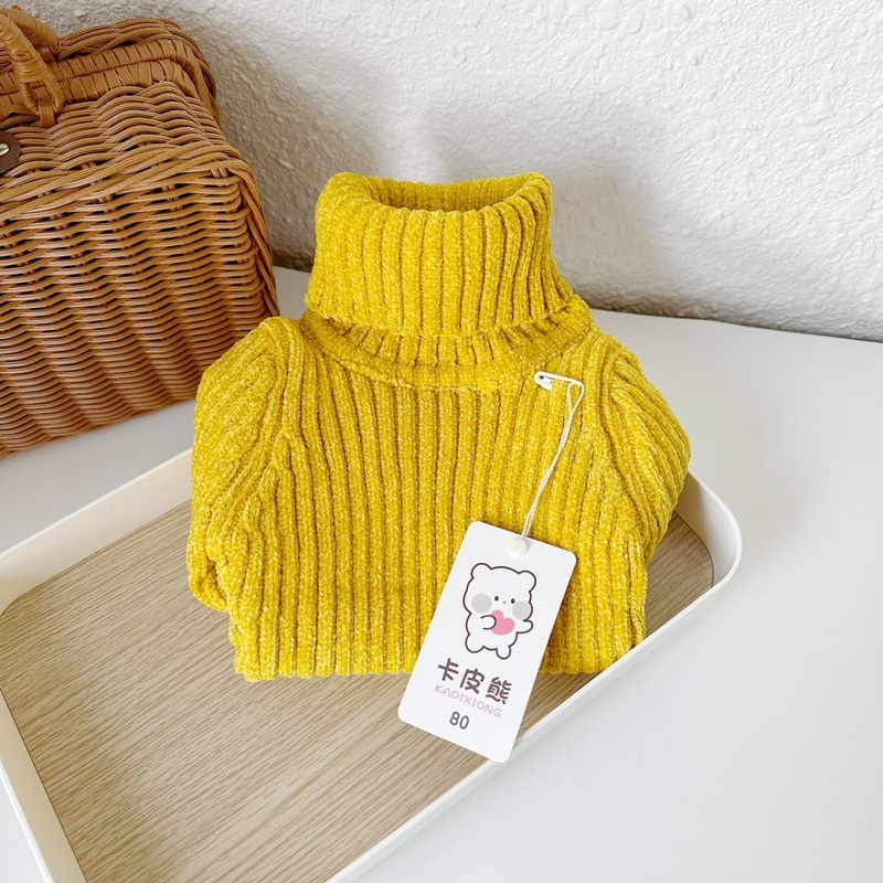 [ÁO LEN] Áo len nhung tuyết quốc dân siêu ấm cho bé (10-17kg)