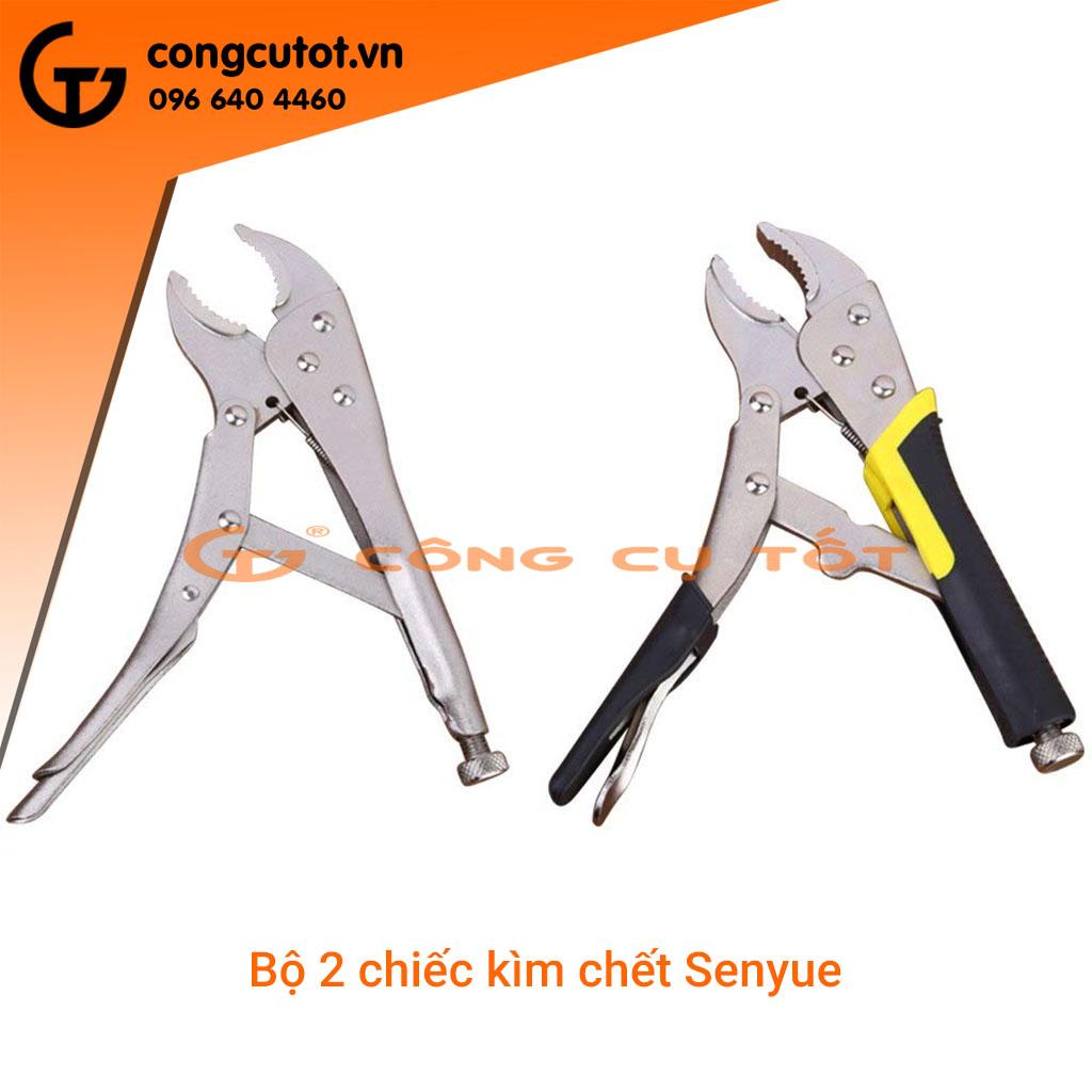 Bộ 2 chiếc kìm chết Senyue ( kìm chết trắng và kìm chết cán bọc nhựa )