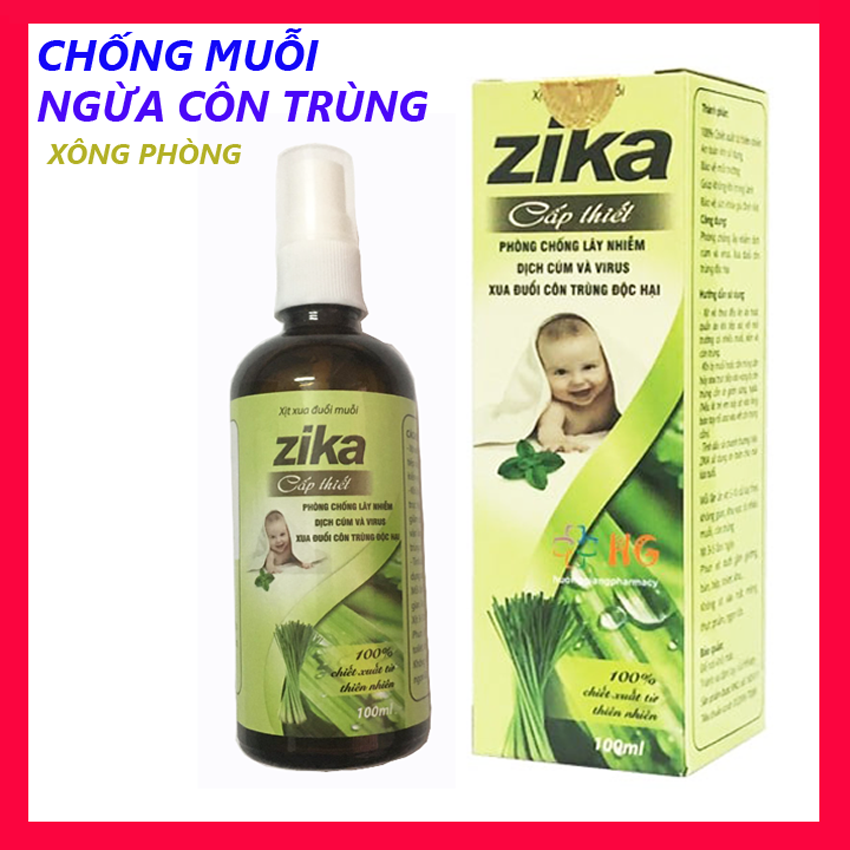 tinh dầu xả chanh ZiKA 100ml