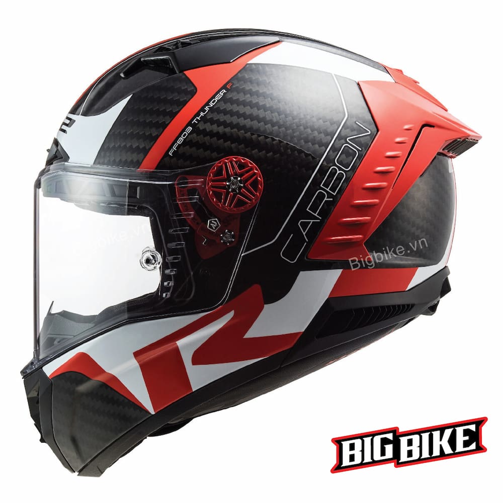 MŨ BẢO HIỂM LS2 FF805 THUNDER RACING 1 CARBON