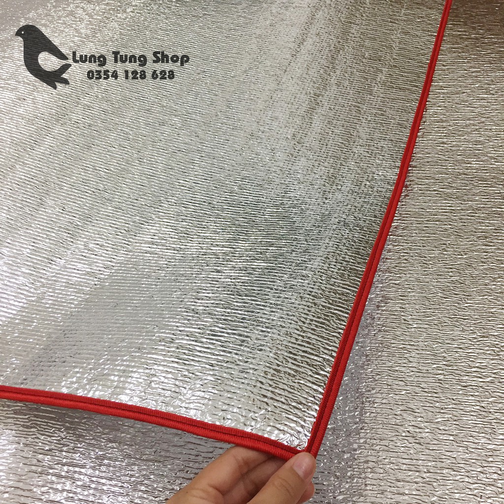 [ Dày 3.5ly - viền đỏ ] Chiếu ngủ trưa văn phòng cá nhân viền đỏ
