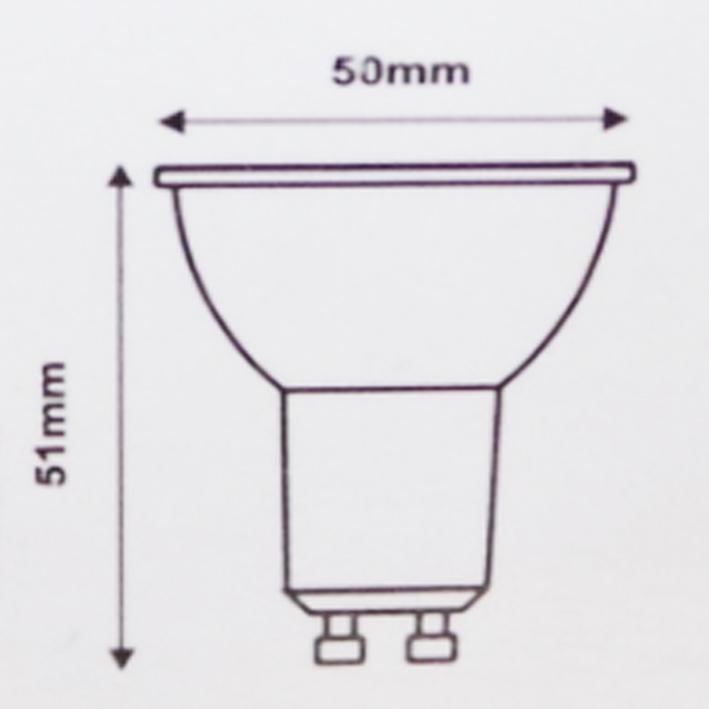Đèn Led Búp GU10 công suất 6W Hiệu Silamp, ánh sáng đẹp dùng trong máy hút, tủ bếp