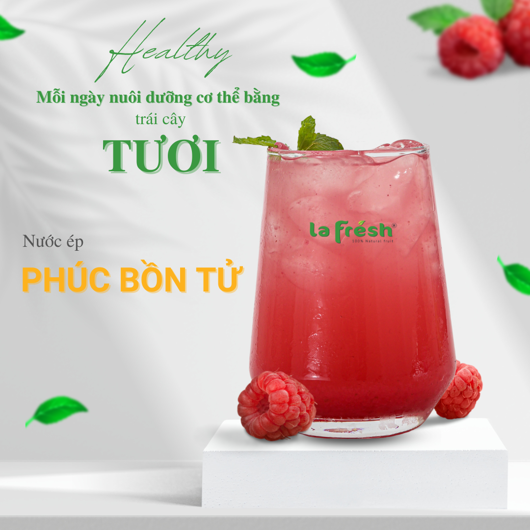 Nước cốt Phúc bồn tử Lafresh chai 100ml
