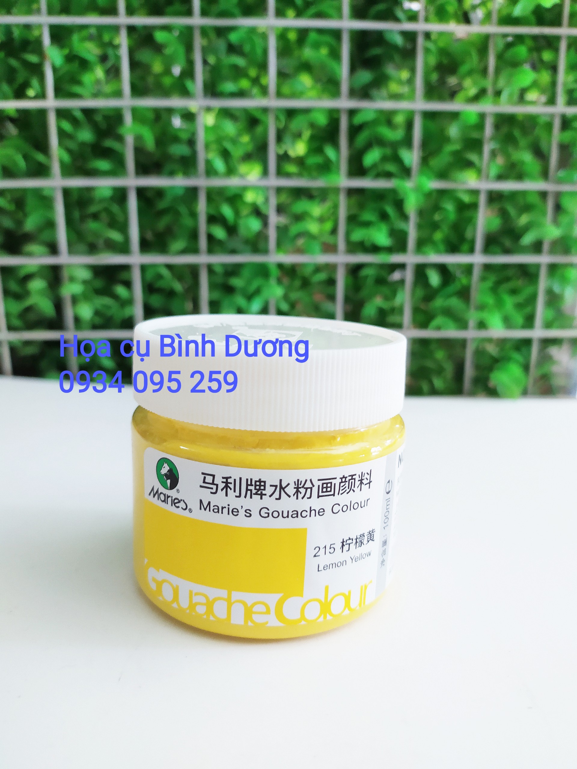 Màu gouache marie's 100ml dạng hủ - màu bột marie's