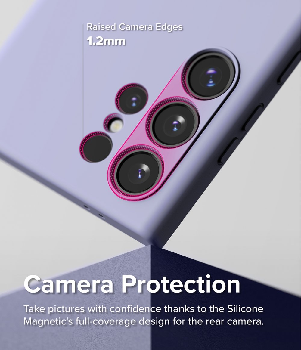 Ốp lưng Ringke Silicone Magnetic cho Galaxy S24 Ultra